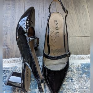 Anyi Lu slingback pumps in black size 37